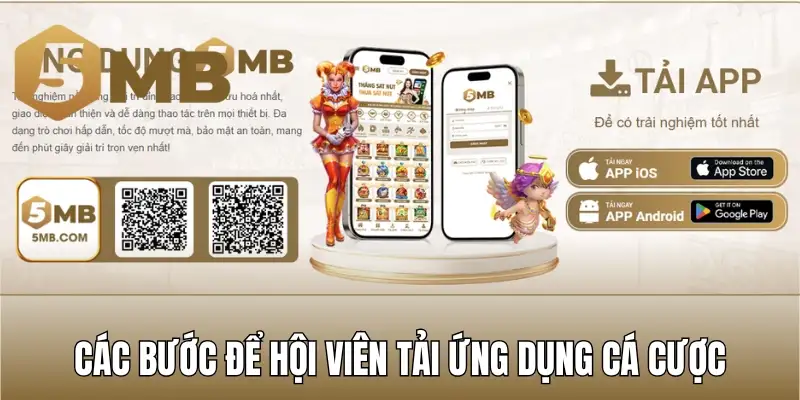 Các bước để hội viên tải ứng dụng cá cược của nhà cái